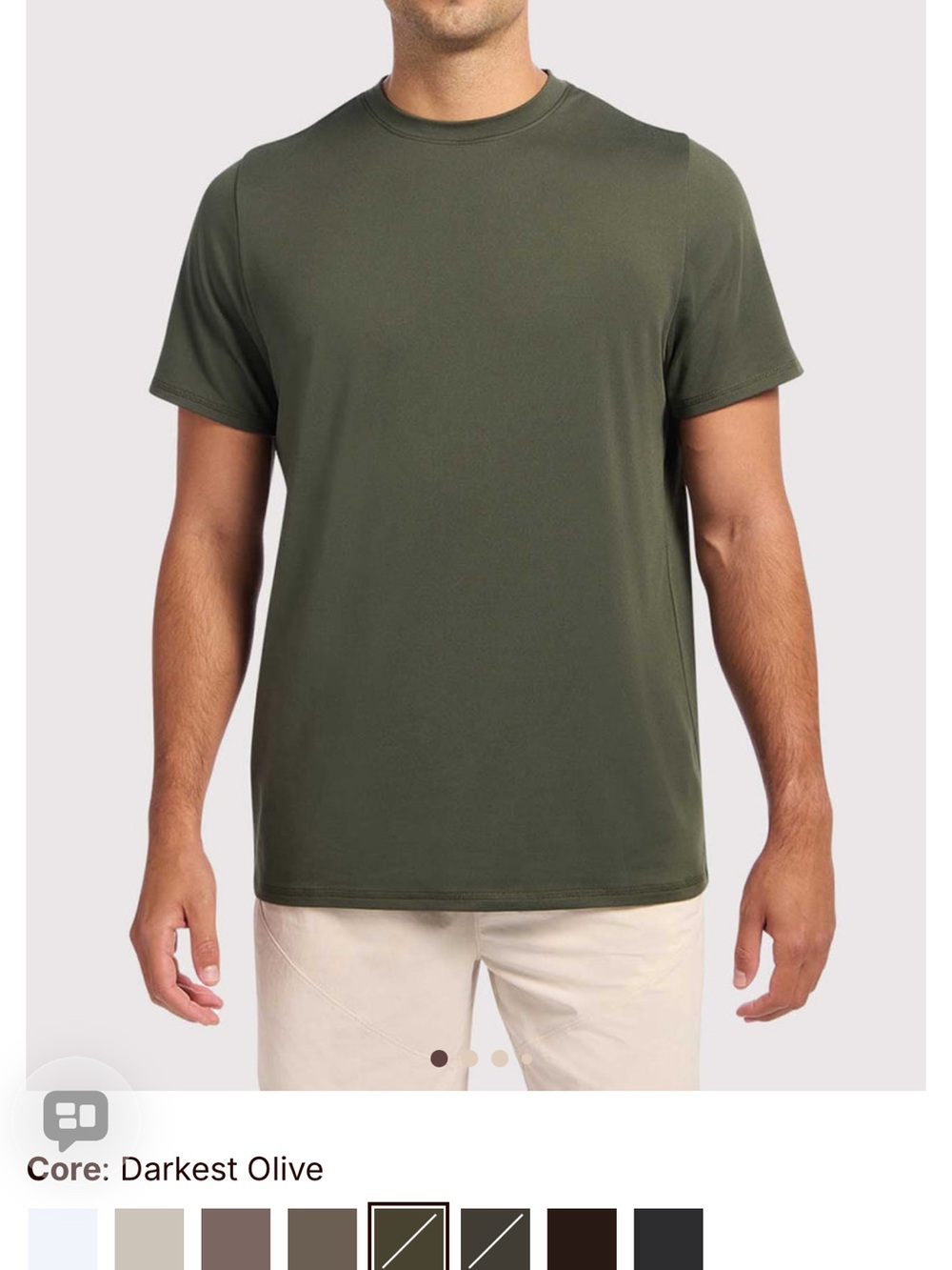 nuuds Men’s Green Short Sleeve Movement Tee